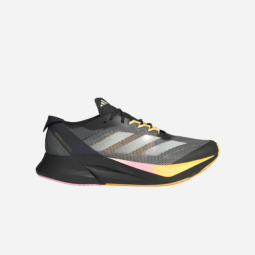 Giày Chạy Bộ Nam Adidas Adizero Boston 12 - Đen - Supersports Vietnam