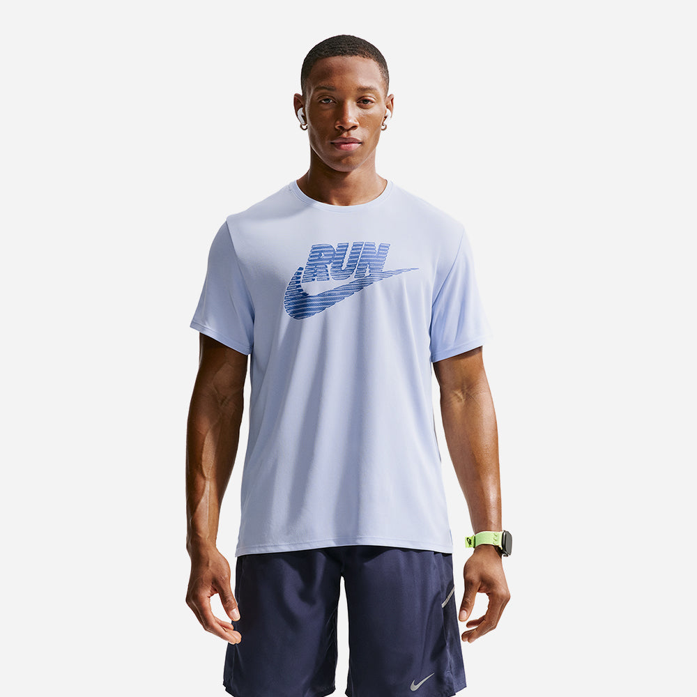 Áo Thun Nam Nike Miler Run Energy Dri-Fit Uv-Protection Short-Sleeve - Tím - Supersports Vietnam