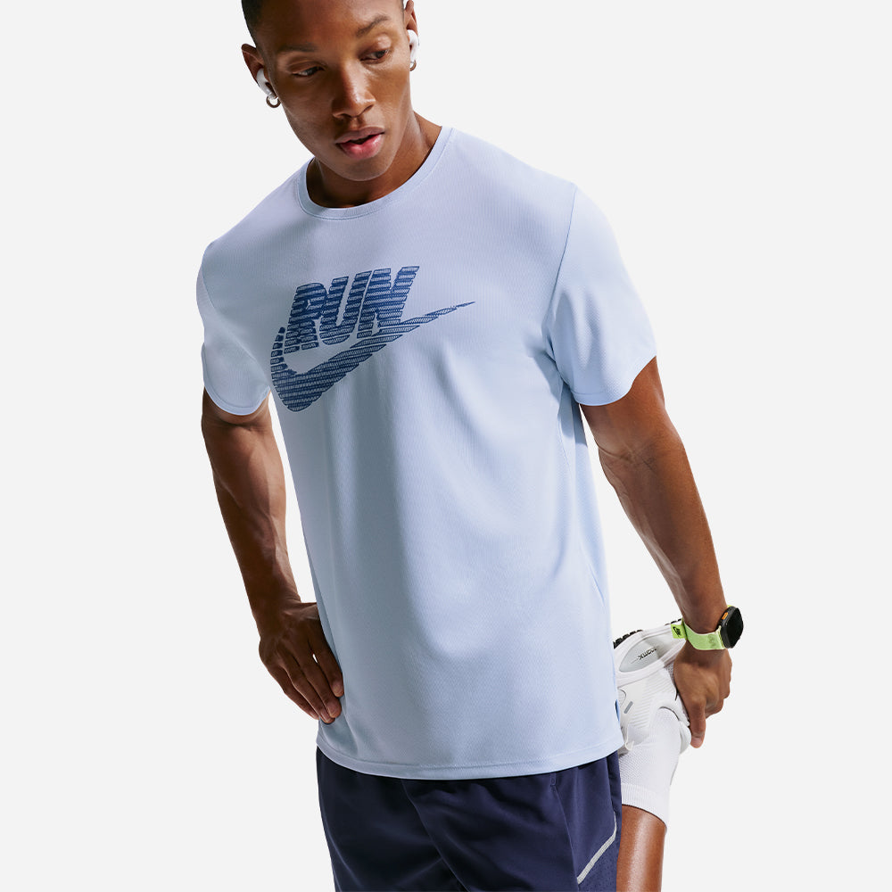 Áo Thun Nam Nike Miler Run Energy Dri-Fit Uv-Protection Short-Sleeve - Tím - Supersports Vietnam