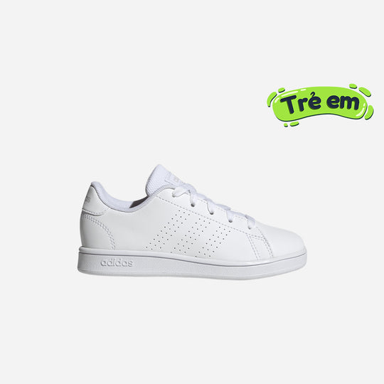 Kids' Adidas Advantage Sneakers - White