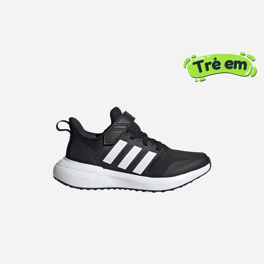 Kids' Adidas Fortarun 2.0 Cloudfoam Sneakers - Black