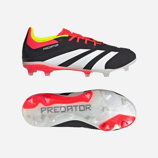Kids' Adidas Predator Elite Firmground Football Boots - Black