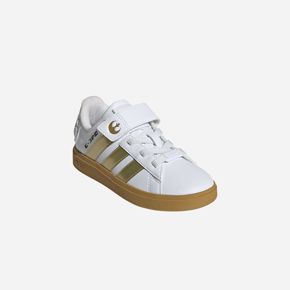 Giày Sneaker Trẻ Em Adidas Droids Grand Court 2.0 El C - Trắng - Supersports Vietnam