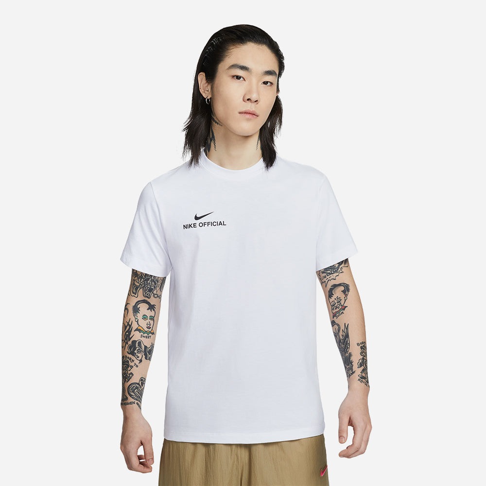 Áo Thun Nam Nike Sportswear Official - Trắng - Supersports Vietnam