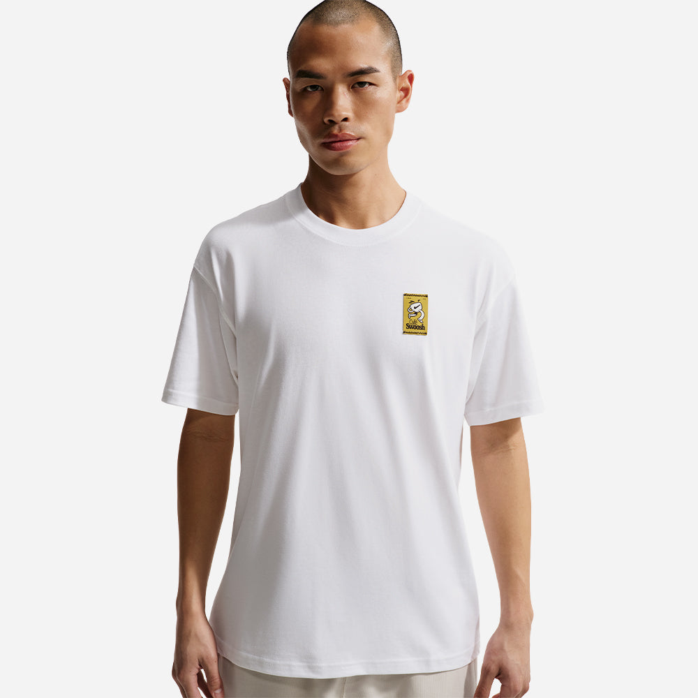 Áo Thun Nam Nike Sportswear Cafe Swoosh - Trắng - Supersports Vietnam