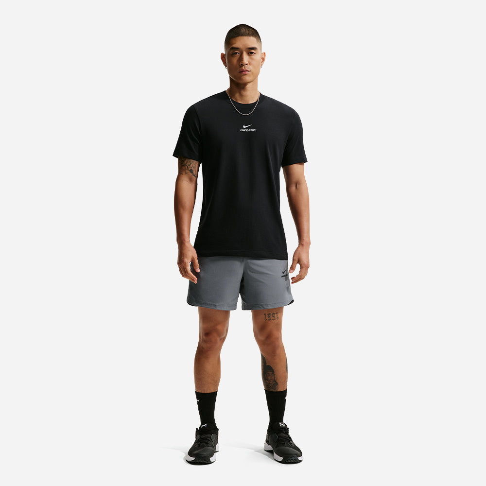 Áo Thun Nam Nike Pro Dri-Fit - Đen - Supersports Vietnam
