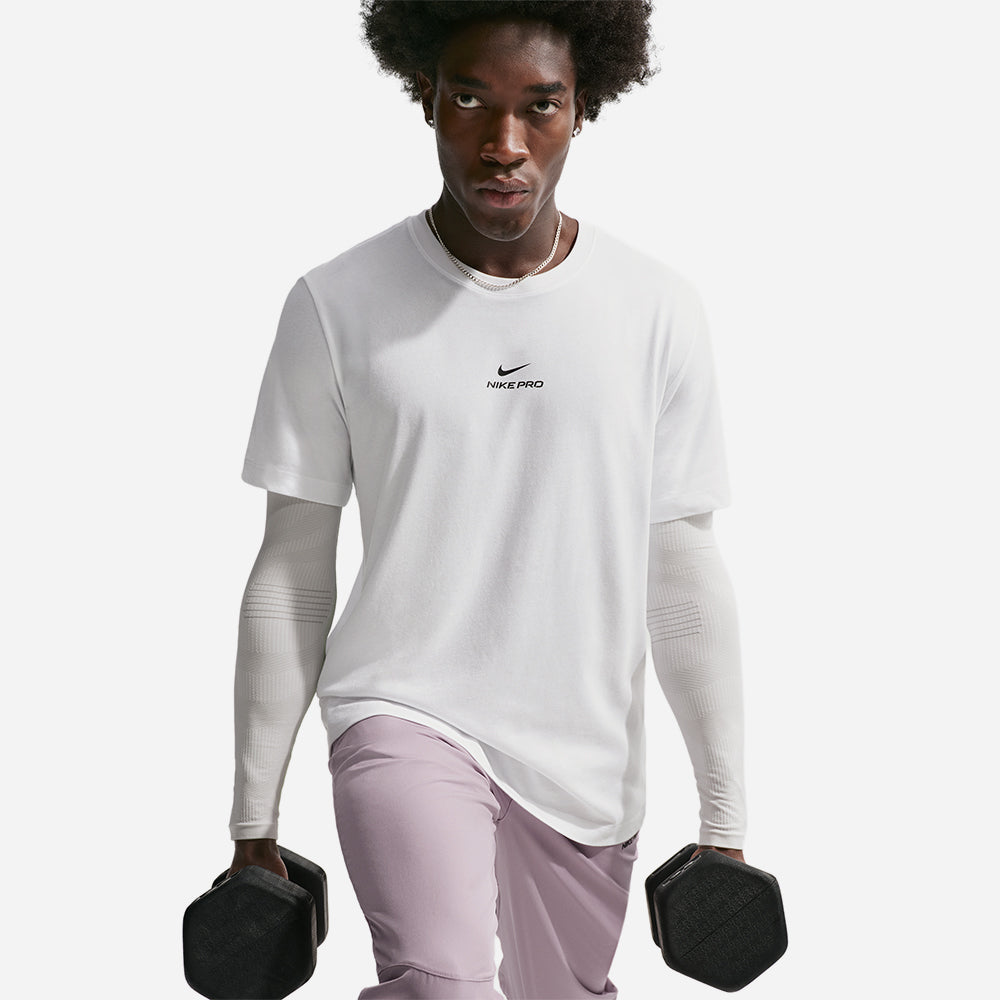 Áo Thun Nam Nike Pro Dri-Fit - Trắng - Supersports Vietnam