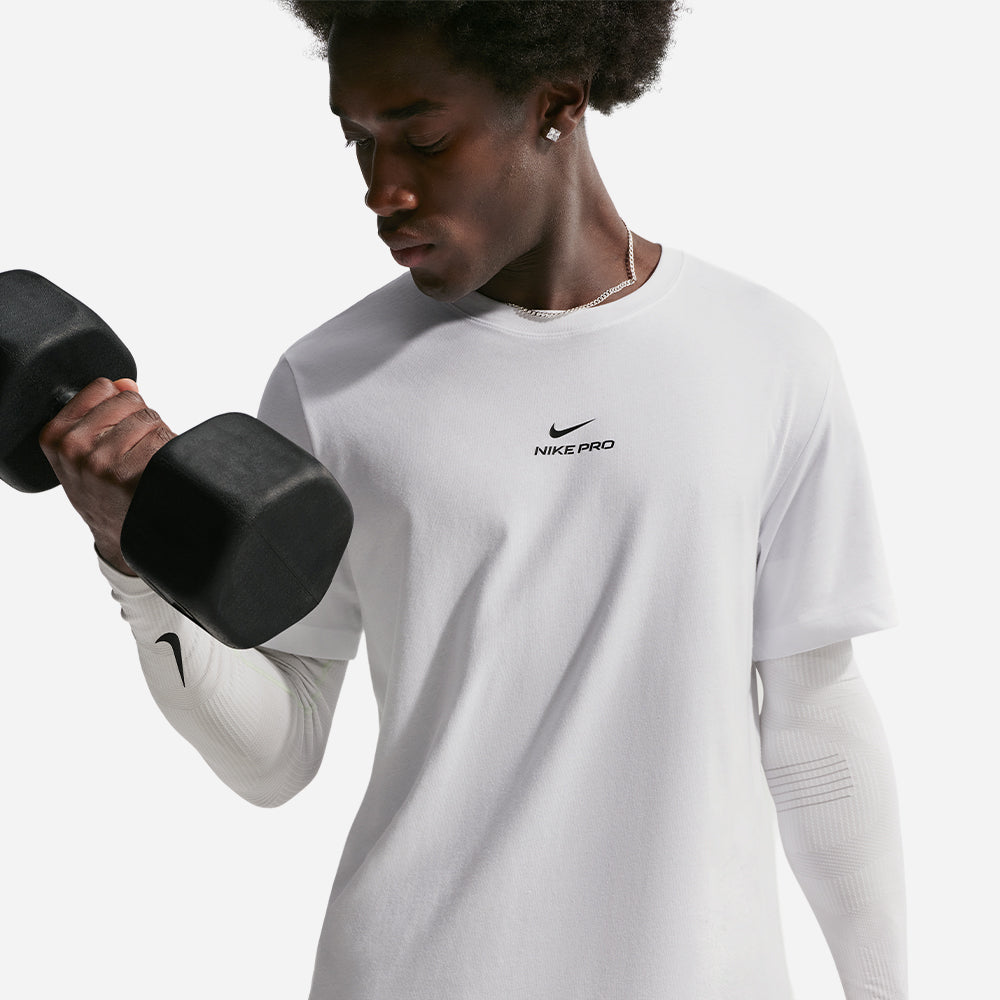 Áo Thun Nam Nike Pro Dri-Fit - Trắng - Supersports Vietnam