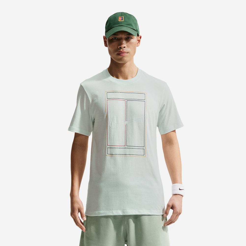 Áo Thun Nam Nike Court Heritage - Xanh Mint - Supersports Vietnam