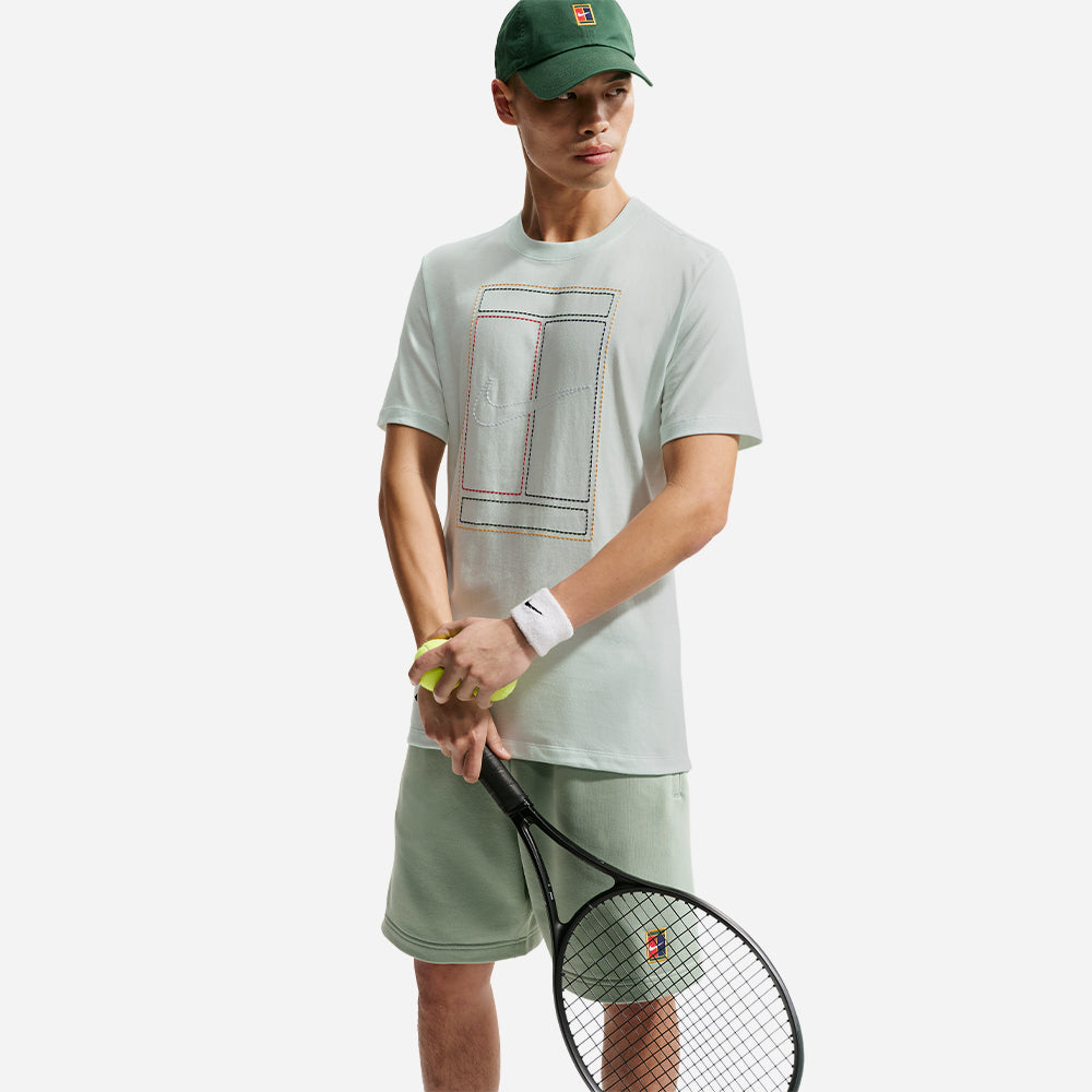 Áo Thun Nam Nike Court Heritage - Xanh Mint - Supersports Vietnam