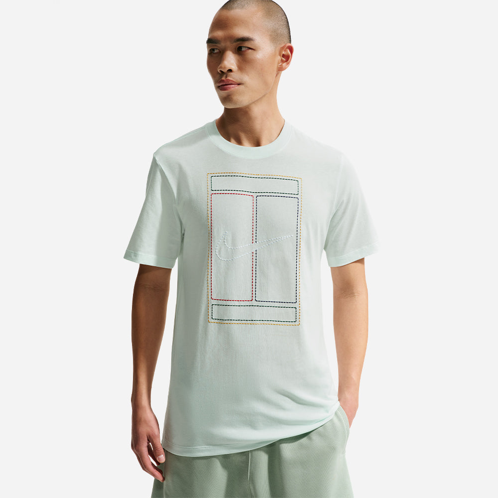 Áo Thun Nam Nike Court Heritage - Xanh Mint - Supersports Vietnam