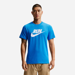 Áo Thun Nam Nike Dri-Fit Run Swoosh - Xanh Dương - Supersports Vietnam