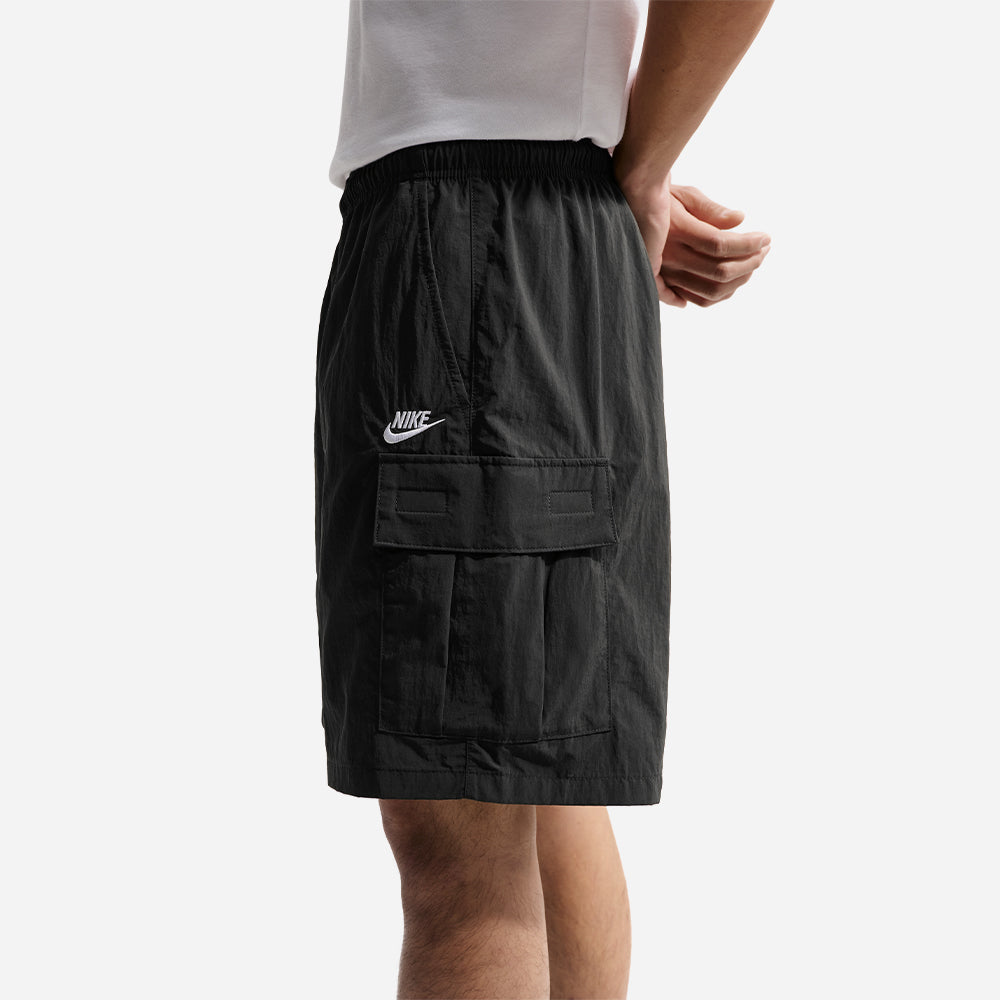 Quần Ngắn Thời Trang Nam Nike Sportswear Club Utility - Đen - Supersports Vietnam
