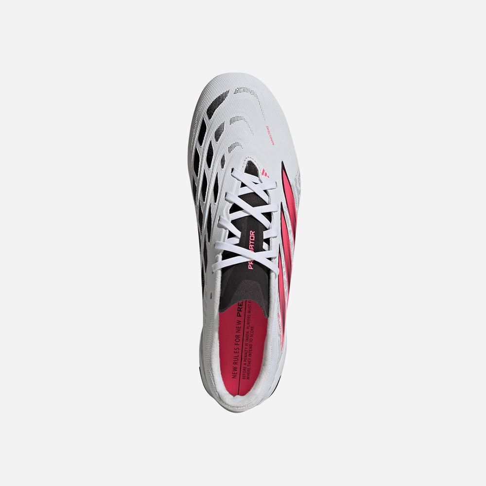 Giày Đá Bóng Sân Cỏ Tự Nhiên Nam Adidas Predator League FG - Trắng - Supersports Vietnam
