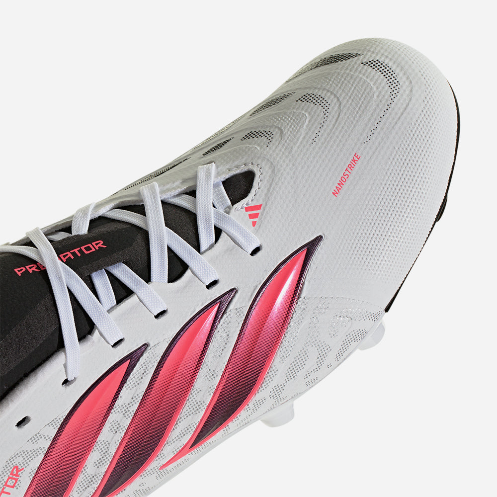 Giày Đá Bóng Sân Cỏ Tự Nhiên Nam Adidas Predator League FG - Trắng - Supersports Vietnam