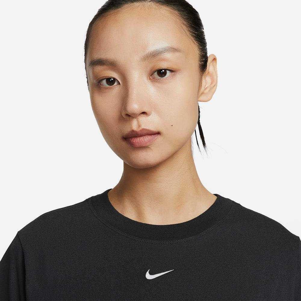 Áo Thun Nữ Nike Sportswear Classic Oversized Short-Sleeve - Đen - Supersports Vietnam