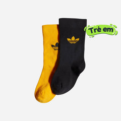 Vớ Trẻ Em Adidas Originals-Crew Sock 2Pp - Đen - Supersports Vietnam
