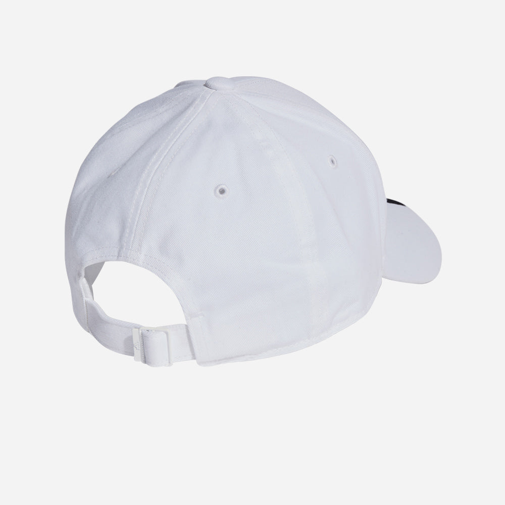 Nón Adidas 3-Stripes Cotton Twill Baseball - Trắng - Supersports Vietnam