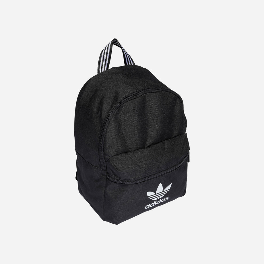 Adidas originals small discount trefoil backpack in black