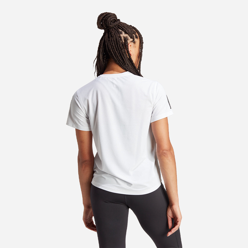 Áo Thun Tay Ngắn Nữ Adidas Own The Run - Trắng - Supersports Vietnam