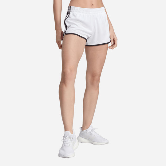 Women's Adidas Own The Run Shorts - White