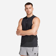 Men's Adidas Design For Training Tank - Black