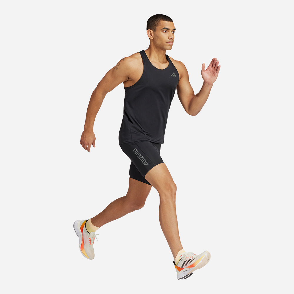 Men's Adidas Adizero Running Halftights - Black
