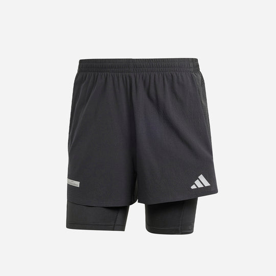 Men's Adidas Ultimateadidas 2-In-1 Shorts - Black