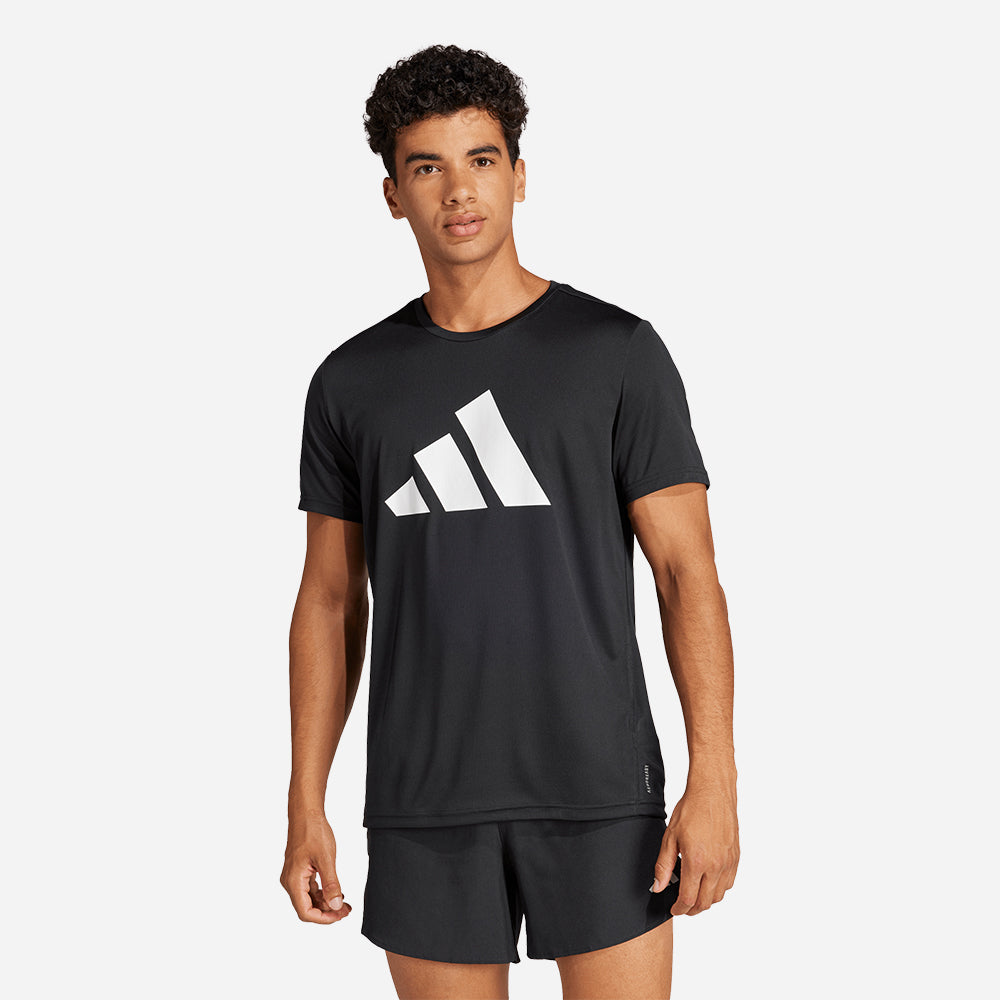 Áo Thun Nam Adidas Run It - Đen - Supersports Vietnam
