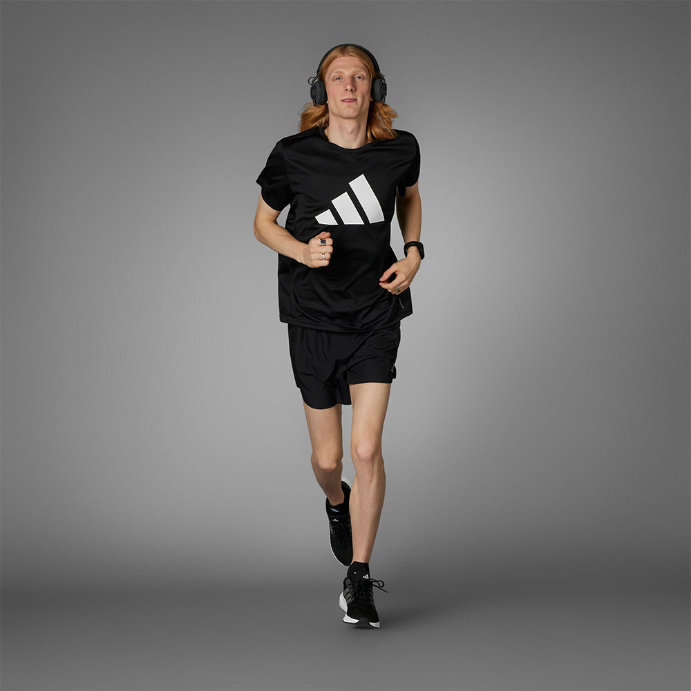 Áo Thun Nam Adidas Run It - Đen - Supersports Vietnam