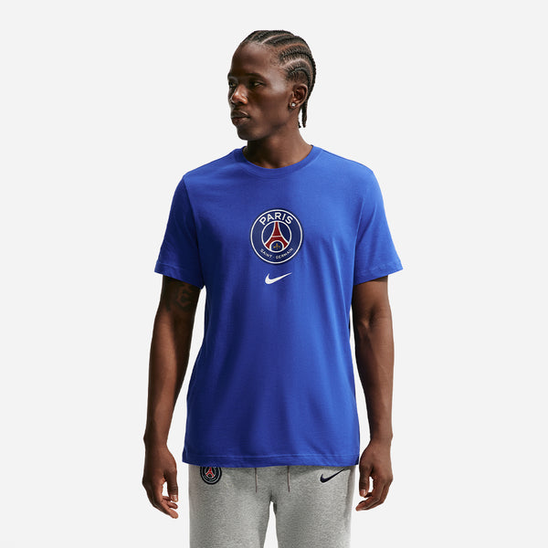 Áo Thun Nam Nike Paris Saint-Germain (Psg) Crest - Xanh Dương - Supersports Vietnam