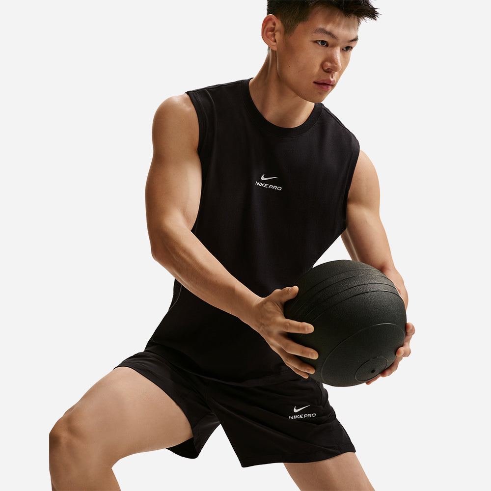 Áo Ba Lỗ Nam Nike Pro Sleeveless Training - Đen - Supersports Vietnam