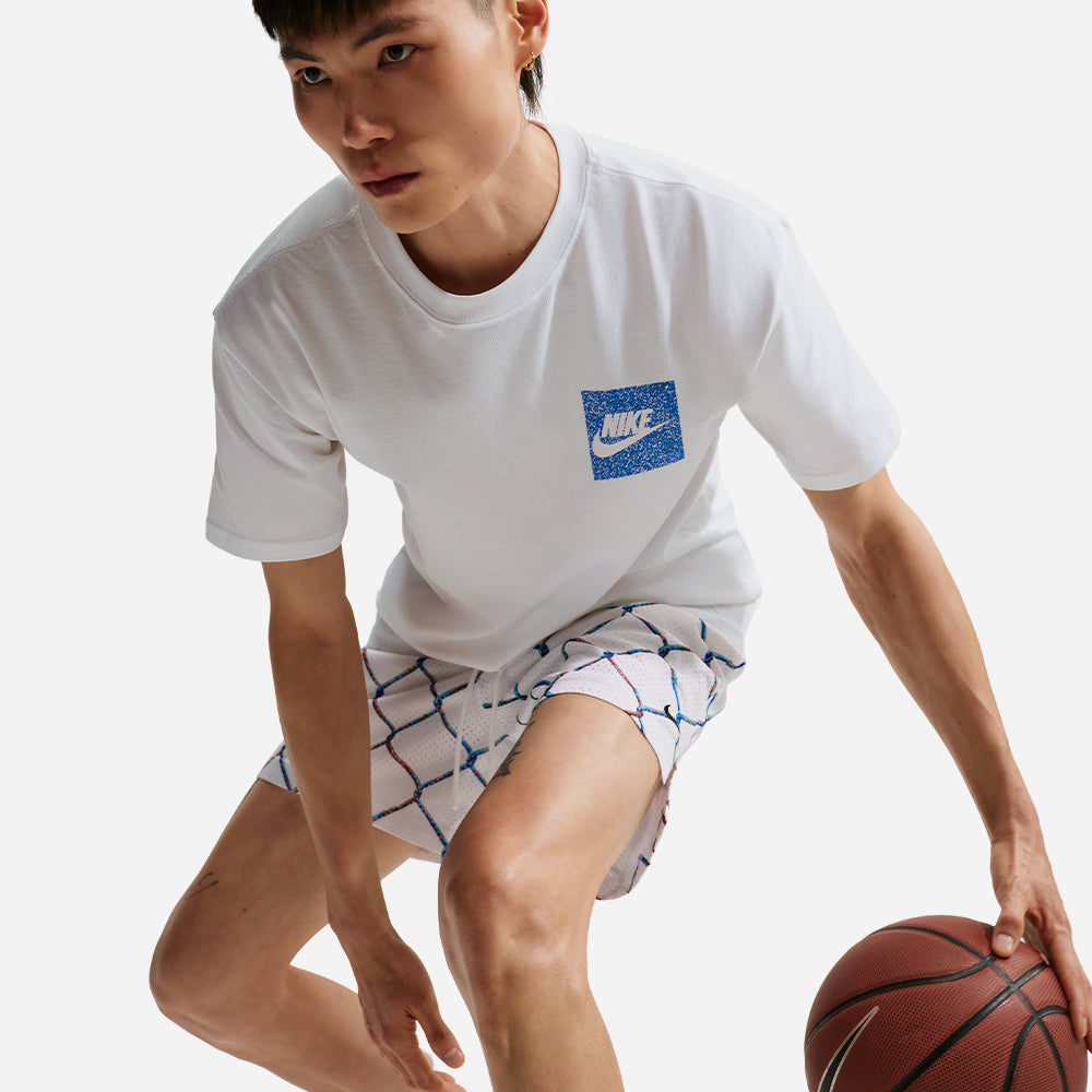 Áo Thun Nam Nike Basketball - Trắng - Supersports Vietnam