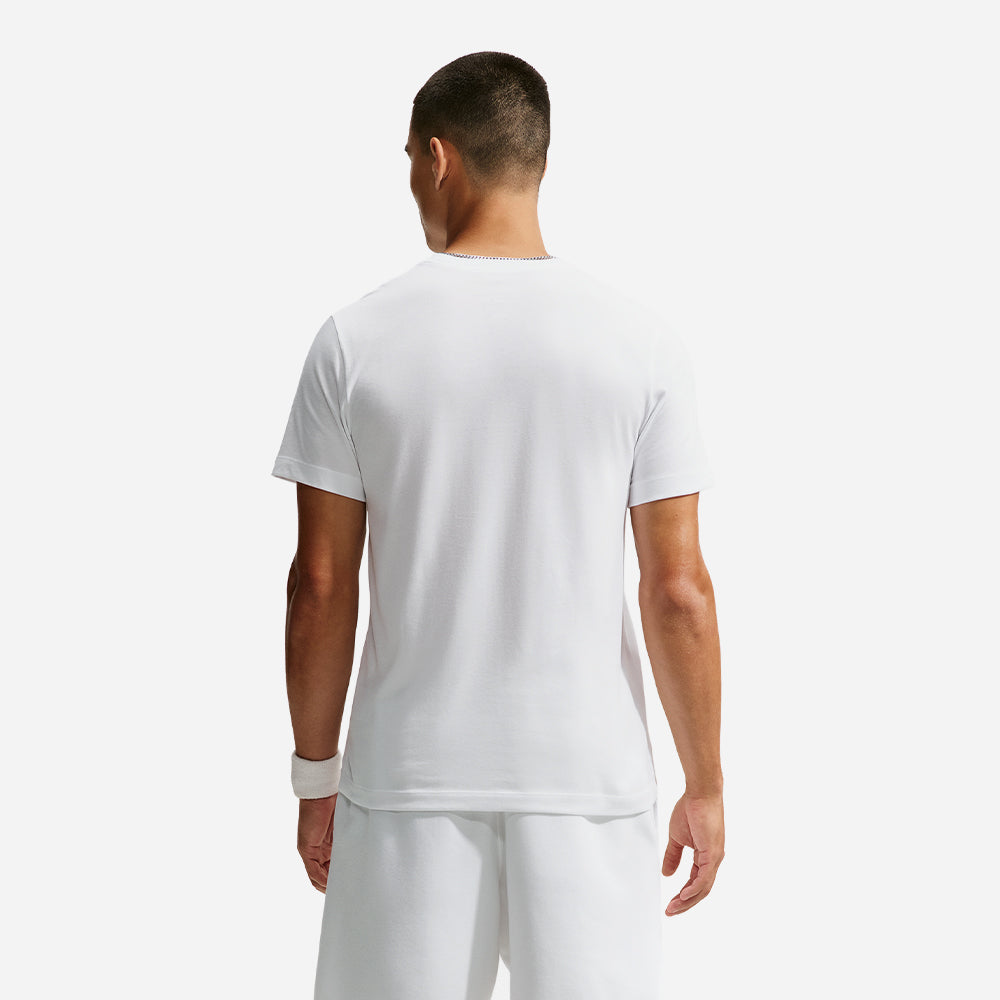 Áo Thun Nam Nike Court Dri-Fit Heritage Tennis - Trắng - Supersports Vietnam