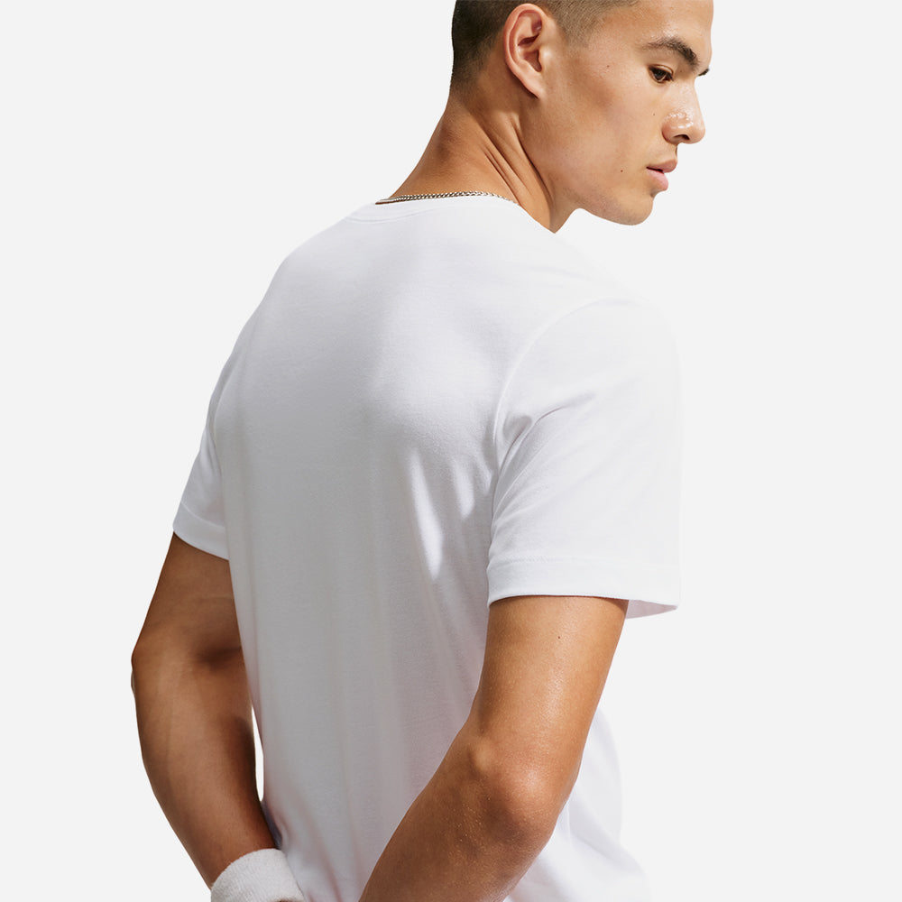 Áo Thun Nam Nike Court Dri-Fit Heritage Tennis - Trắng - Supersports Vietnam