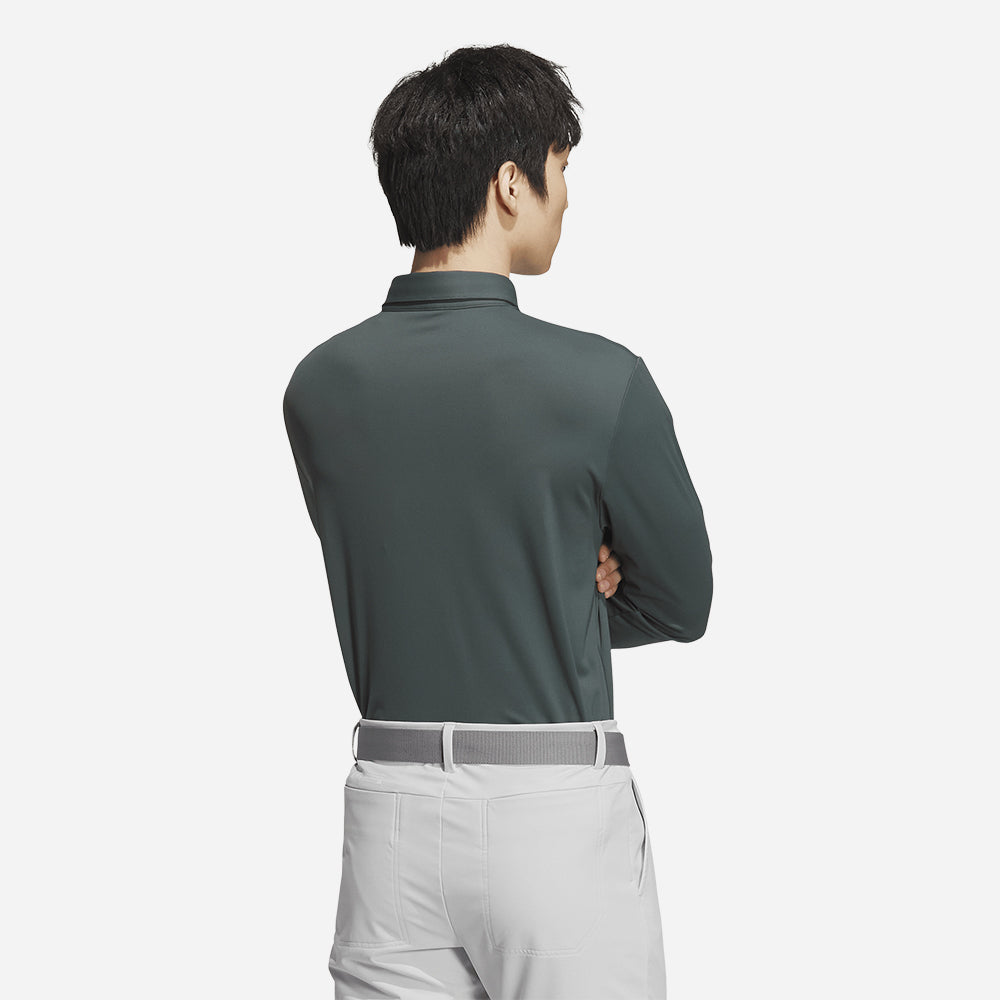 Áo Polo Nam Adidas Long Sleeve Aeroready - Xanh Quân Đội - Supersports Vietnam