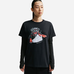Áo Thun Nữ Nike Sportswear Classic Oversized - Đen - Supersports Vietnam