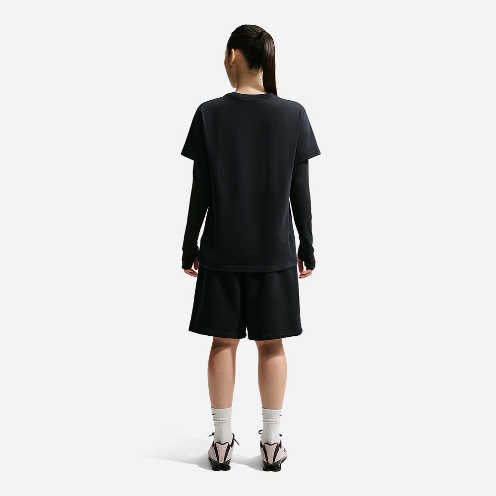 Áo Thun Nữ Nike Sportswear Classic Oversized - Đen - Supersports Vietnam