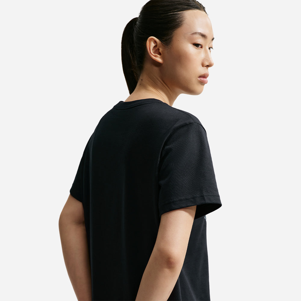 Áo Thun Nữ Nike Sportswear Classic Oversized - Đen - Supersports Vietnam