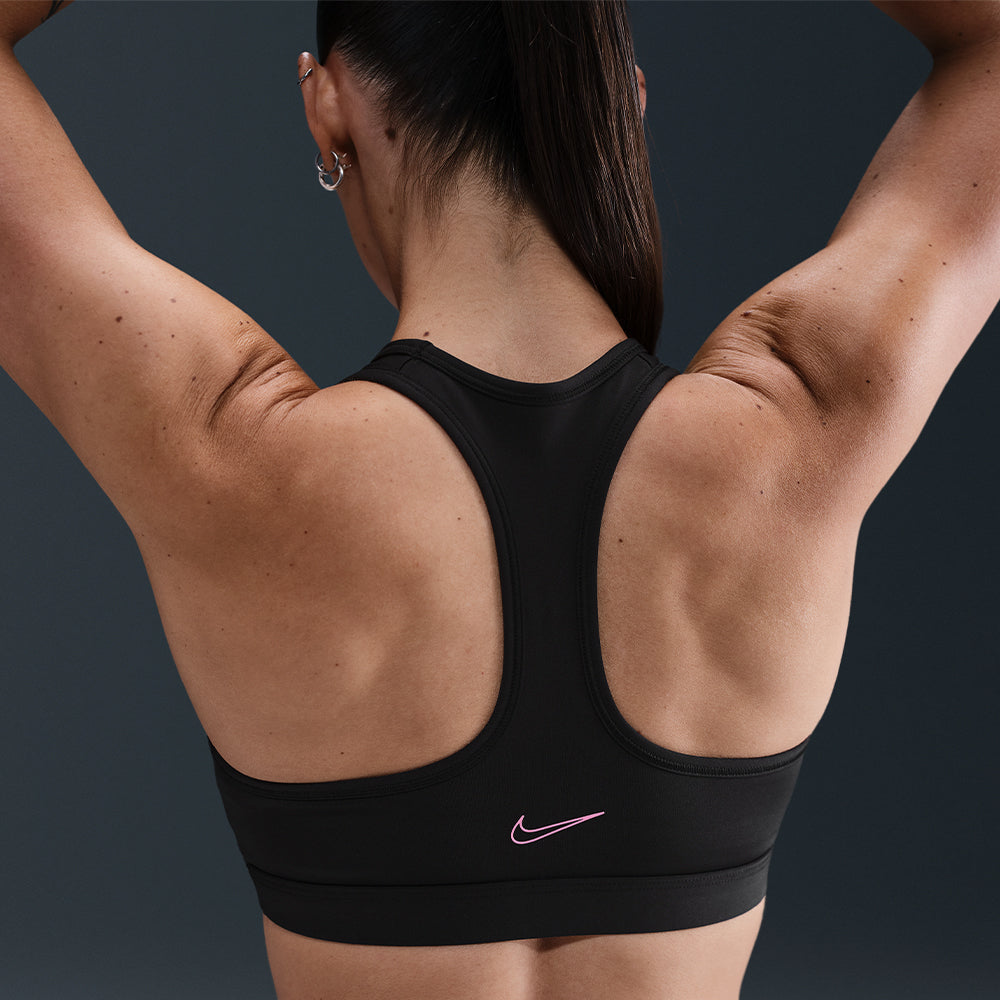 Áo Bra Thể Thao Nữ Nike Swoosh Medium - Đen - Supersports Vietnam