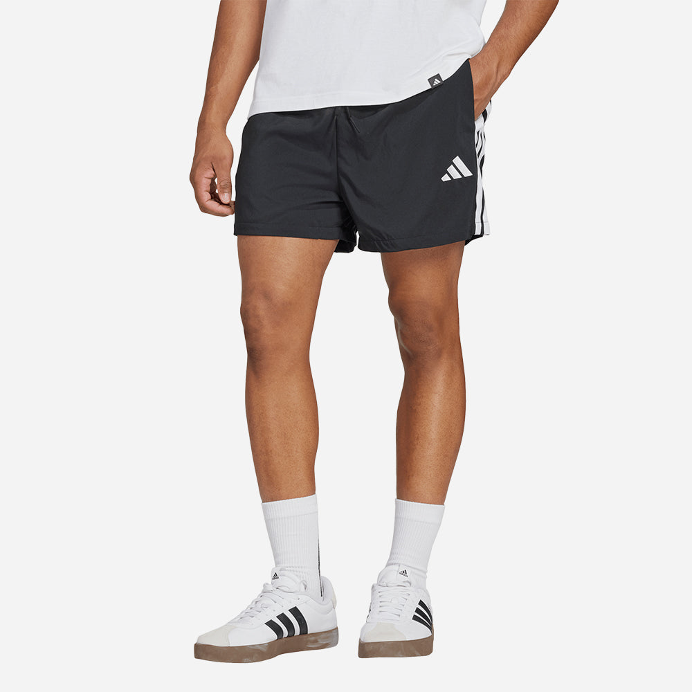Quần Ngắn Thời Trang Nam Adidas Essentials 3-Stripes Chelsea 5-Inch - Đen - Supersports Vietnam