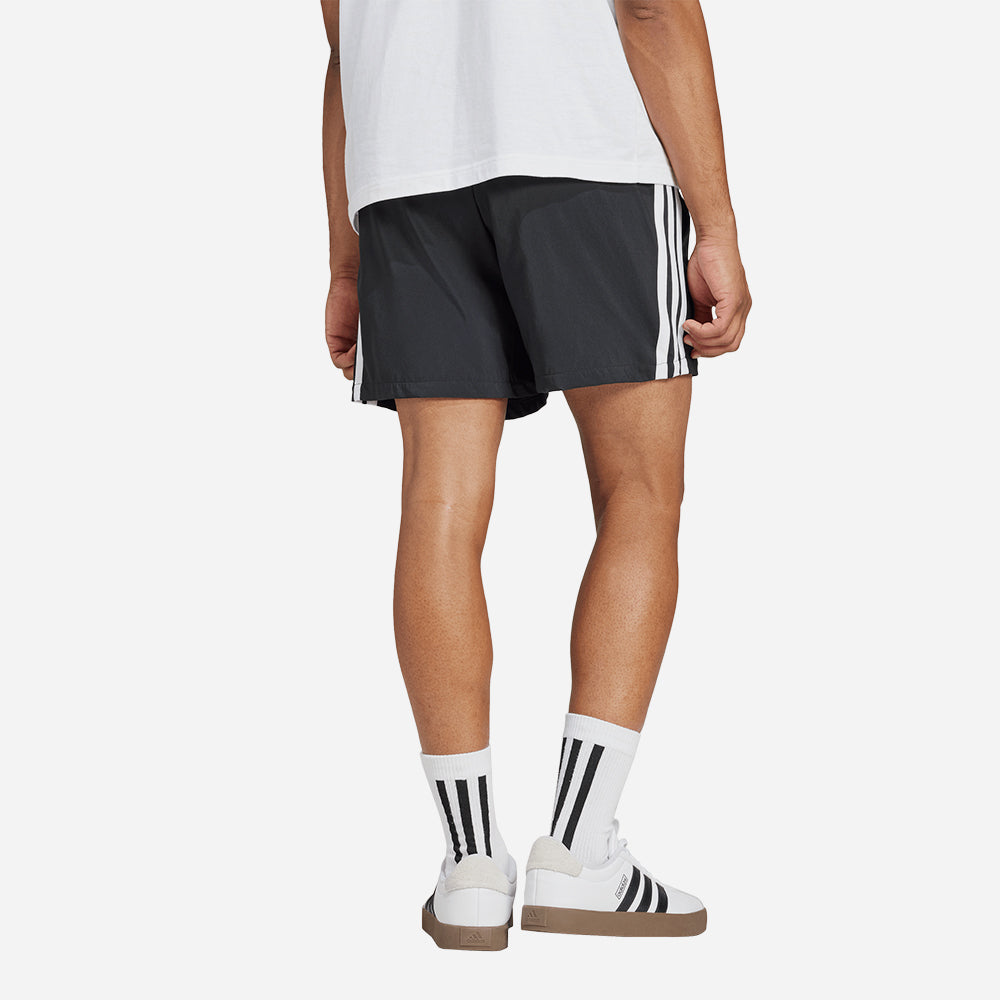 Quần Ngắn Thời Trang Nam Adidas Essentials 3-Stripes Chelsea 5-Inch - Đen - Supersports Vietnam