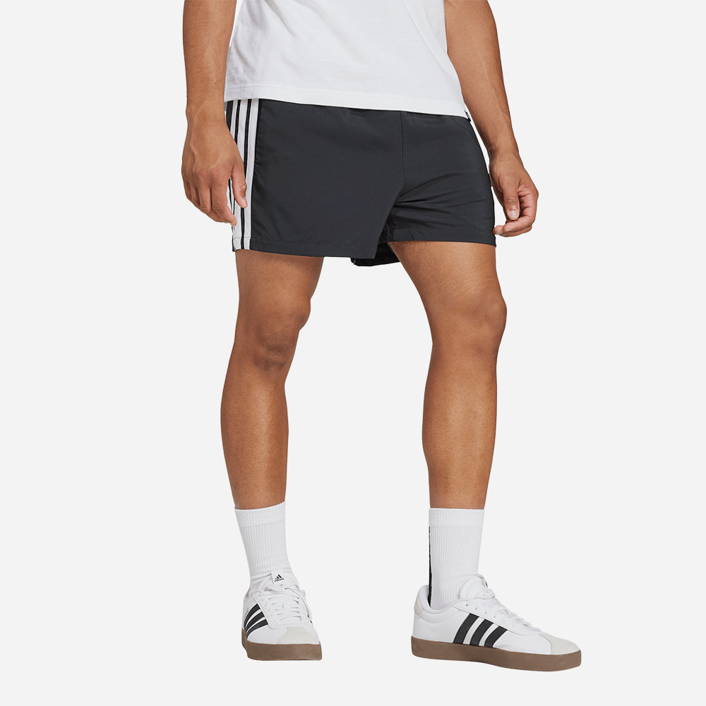 Quần Ngắn Thời Trang Nam Adidas Essentials 3-Stripes Chelsea 5-Inch - Đen - Supersports Vietnam