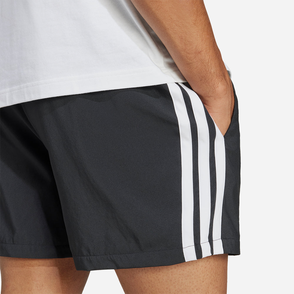 Quần Ngắn Thời Trang Nam Adidas Essentials 3-Stripes Chelsea 5-Inch - Đen - Supersports Vietnam