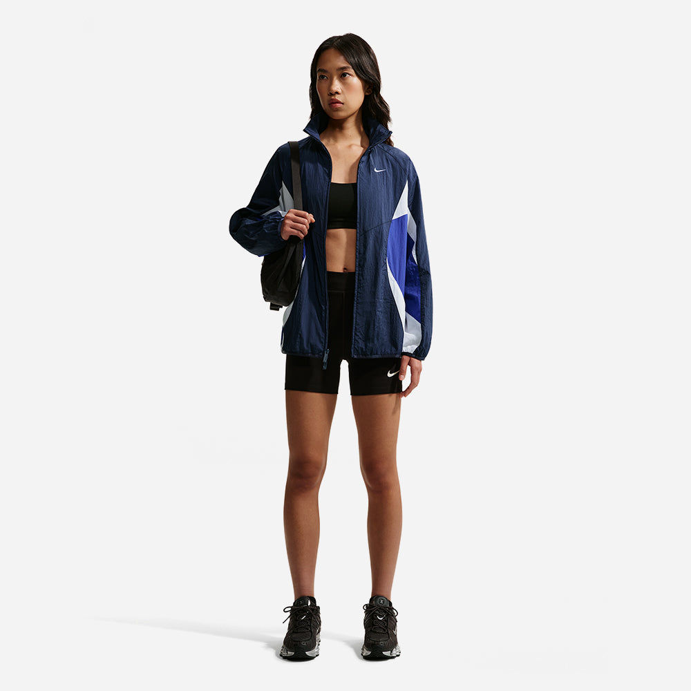 Áo Khoác Nữ Nike Sportswear Oversized Tracksuit - Xanh Navy - Supersports Vietnam