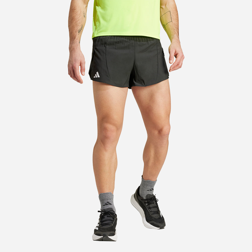 Quần Ngắn Nam Adidas Adizero Essentials Running Split - Đen - Supersports Vietnam