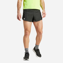 Men's Adidas Adizero Essentials Running Split Shorts - Black