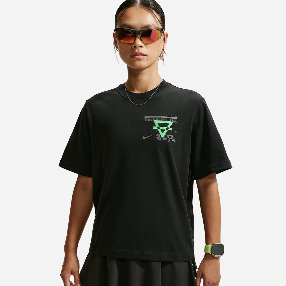 Áo Thun Nữ Nike Swift Dri-Fit Running - Đen - Supersports Vietnam