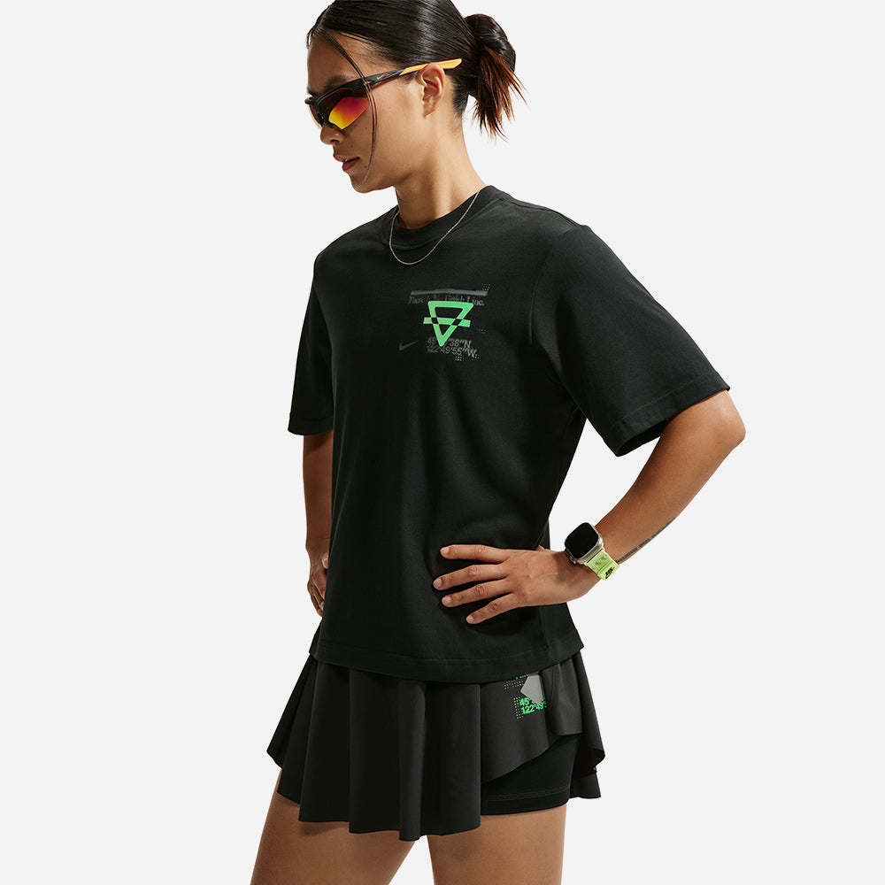 Áo Thun Nữ Nike Swift Dri-Fit Running - Đen - Supersports Vietnam