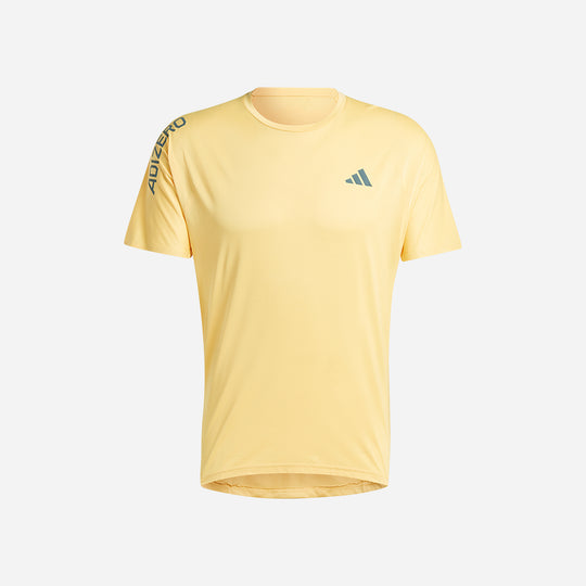 Men's Adidas Adizero T-Shirt - Yellow